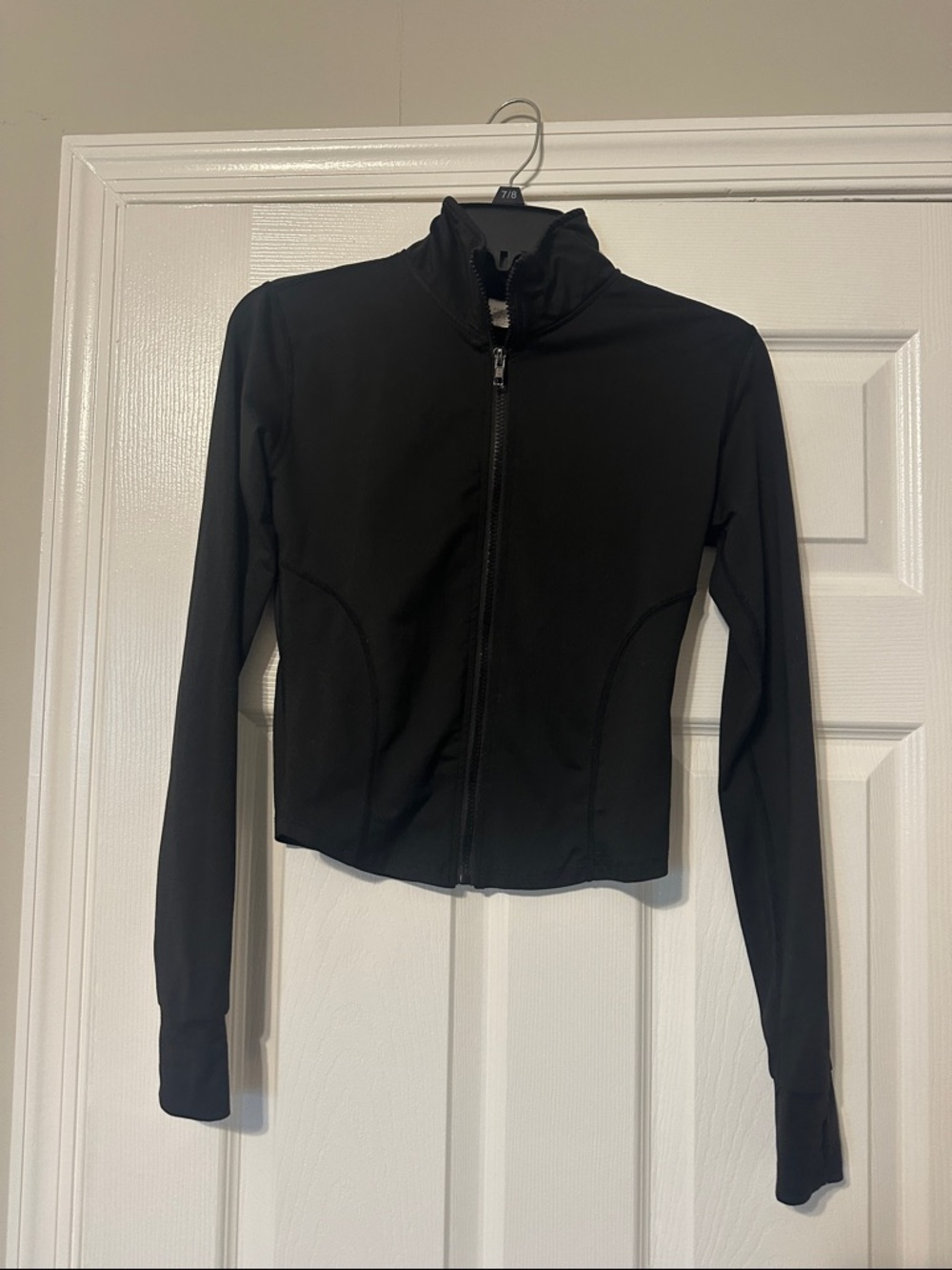 Black Zip-Front Women's Jacket